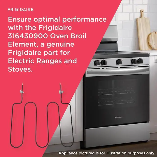 Alt view image 5 of 7 - 316430900 Oven Broil Element for Electric Ranges and Stoves, Black