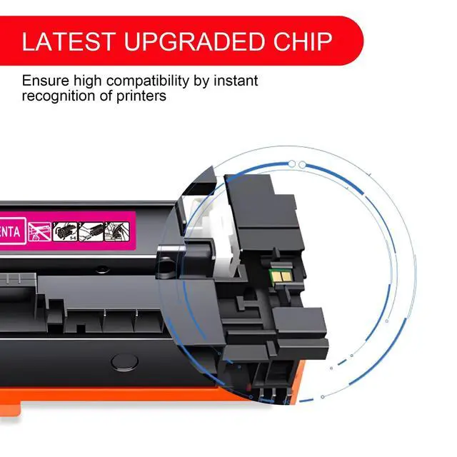 Alt view image 5 of 7 - 067 Toner Cartridge Set 4 Pack Compatible for 067 067H | for Color ImageCLASS LBP632Cdw LBP633Cdw MF653Cdw MF654Cdw(Black Cyan Magenta Yellow)