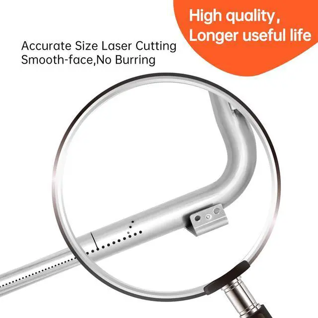 Alt view image 7 of 7 - Upgraded 1 PACK Stainless Steel WB16K10035 Genuine Oven Burner Tube with 1 PACK Igniter Kit for GE Gas Oven Replacement Parts