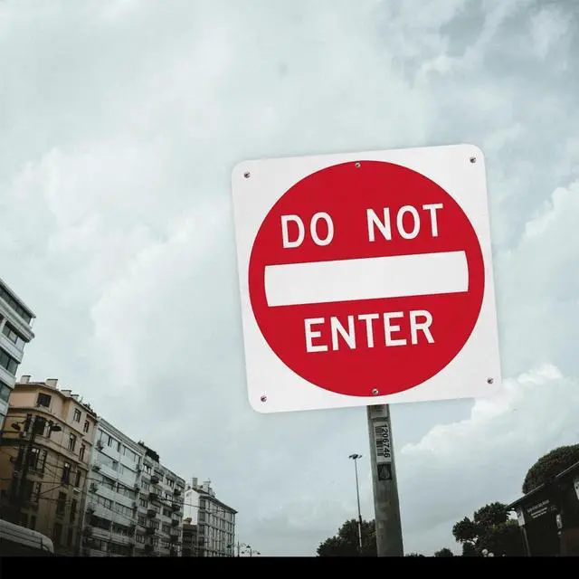 Alt view image 7 of 7 - 2 Pack Large 30x30 Do Not Enter Sign for Outdoor, Metal Reflective | R5-1, MUTCD Compliant, 80 Mil Aluminum, Rust-Free, Weatherproof