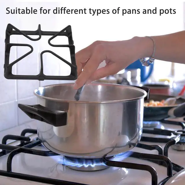 Alt view image 6 of 7 - WB31K10034 Gas Stove Grates Replacement Compatible with For GE Burner Grate Stove Parts General Electric Gas Range Parts Stove Surface Top Grate Cast Iron Rack (4Pack)