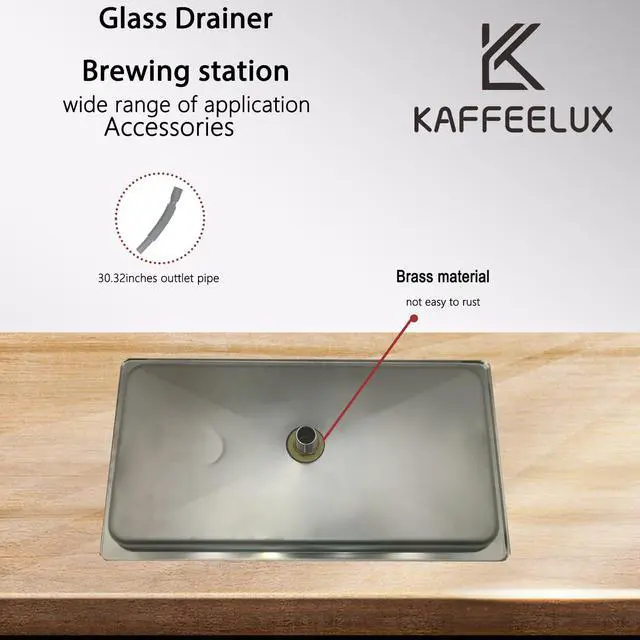 Alt view image 3 of 7 - Stainless Steel Drip Tray - Perfect for Homes, Clubs, Bars, Cafes, Restaurants, Hotels, Or Commercial Use - Easy to Clean, No Drainage Required (9.1 * 16.7)