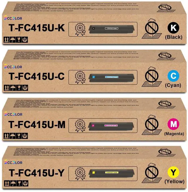 Main image of 4515AC T-FC415U Toner Cartridge Compatible with Toshiba T-FC415U | T-FC415U-K T-FC415U-C T-FC415U-M T-FC415U-Y Replacement for Toshiba E-Studio 4515AC 2515AC 3015AC 3515AC 5015AC
