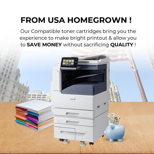 Alt view image 5 of 7 - (TM Remanufactured Xerox Versalink 106R03393 Toner Cartridge - Black High Capacity Toner Replacement for Xerox Versalink B7025 / B7030 / B7035 Printers - Pages Yield 15,500, 1 Pack