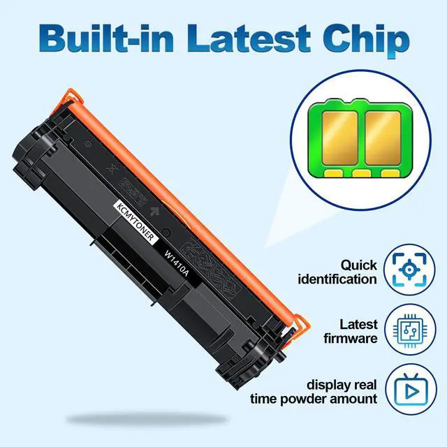Alt view image 4 of 7 - W1410a Compatible for HP 141A Toner Cartridge Black for LaserJet Pro M110w MFP M140w M139w(4 Pack)