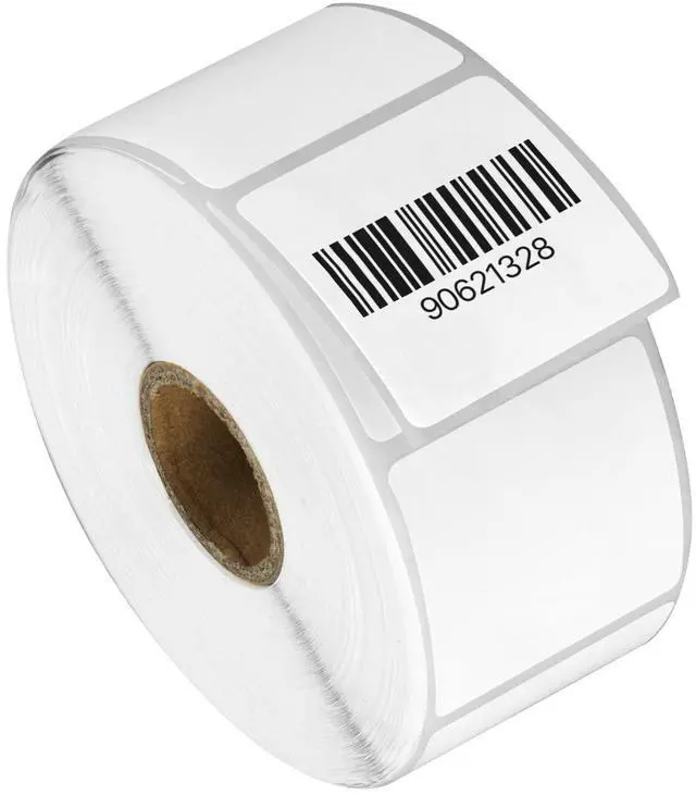 Main image of Direct Thermal Labels, 1.5" x 1.5", 20 Rolls, 900/Roll | 1" Core, Compatible with Rollo & Zebra Desktop Printers, All Purpose QR Barcode Address, Adhesive, Perforated
