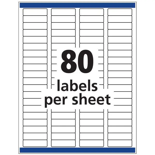 Alt view image 4 of 7 - Removable ID Labels, Sure Feed Technology, 0.5" x 1.75", 5 Packs (6467)