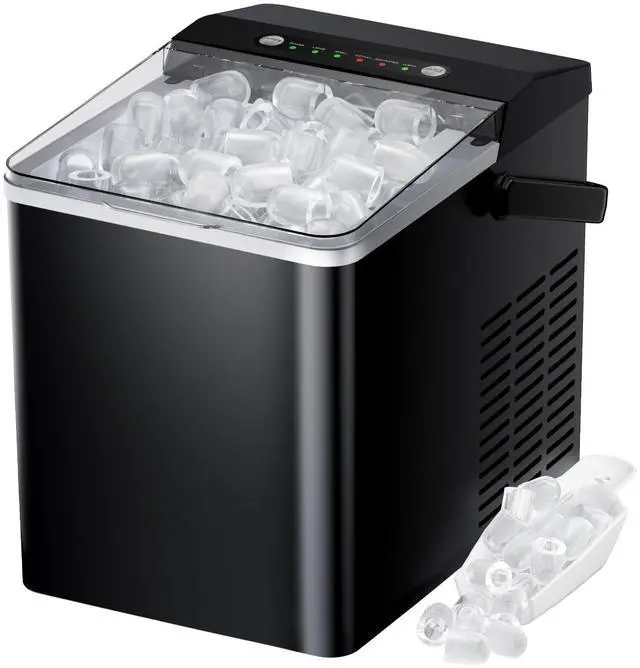 Main image of Ice Maker Countertops, Portable Ice Maker Machine with Self-Cleaning 1.8L Water Tank Large Ice Basket, Ice Makers Produces 9 Ice Cubes in Just 6 Minutes Ideal for Home Kitchens and RVs