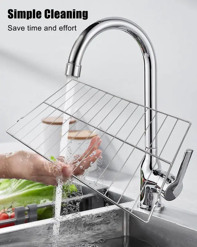 Alt view image 5 of 6 - 316067902 Range Oven Rack Fit for Frigidaire Kenmore Stove, 22 7/8 x 16 Inch Range Wire Rack Replace 316069800 316083800, 304 Stainless Steel, 2 Pack