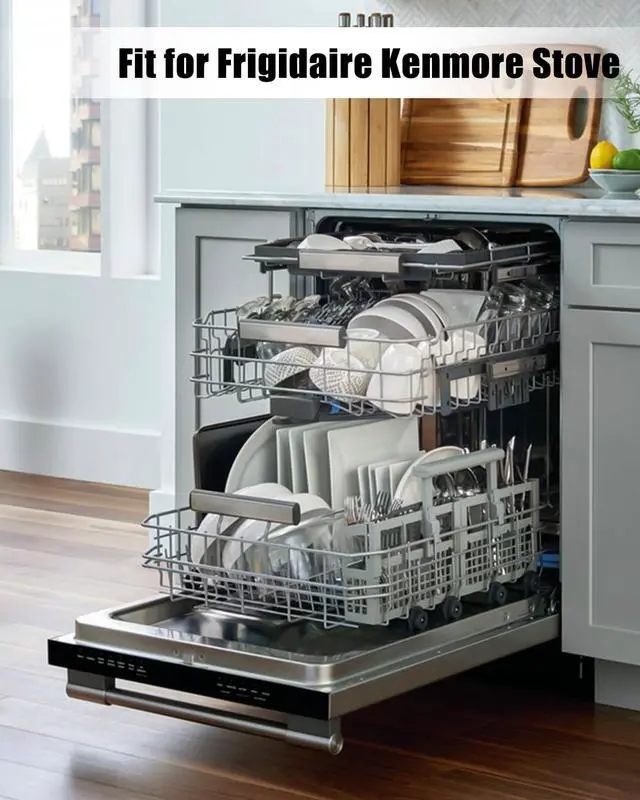 Alt view image 6 of 6 - 316067902 Range Oven Rack Fit for Frigidaire Kenmore Stove, 22 7/8 x 16 Inch Range Wire Rack Replace 316069800 316083800, 304 Stainless Steel, 2 Pack