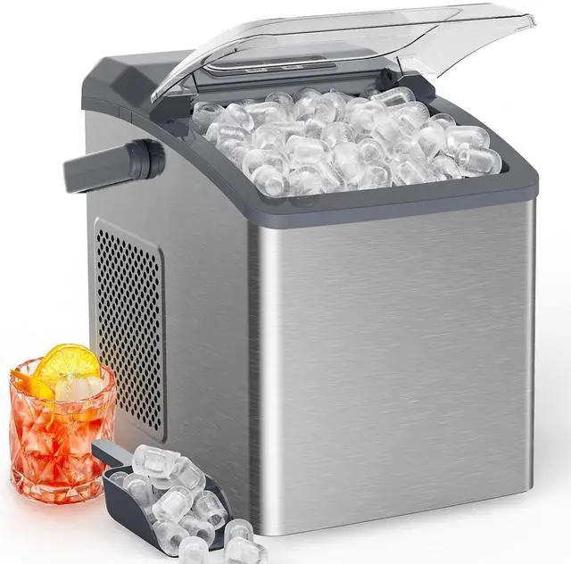 Main image of Ice Makers Countertop, 26 lbs per Day, Fast Ice in 6 Minutes, Self-Cleaning Ice Maker, Compact Countertop Ice Machine for Home, Kitchen/Office/Parties