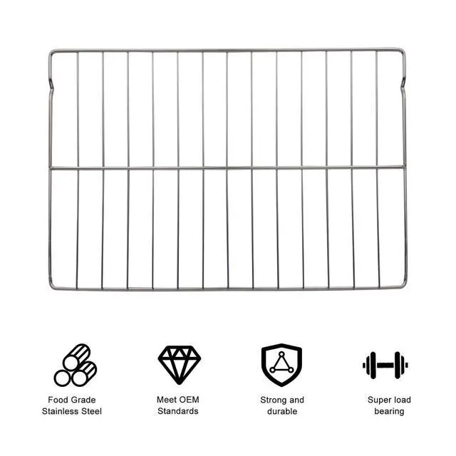 Alt view image 6 of 6 - Upgraded 316496201 Oven Rack 24-3/16 x 16 Inches Oven Rack Replace AP4040129, 316496207, 316404501 Compatible with GE Range Oven Stove (2 Pack)