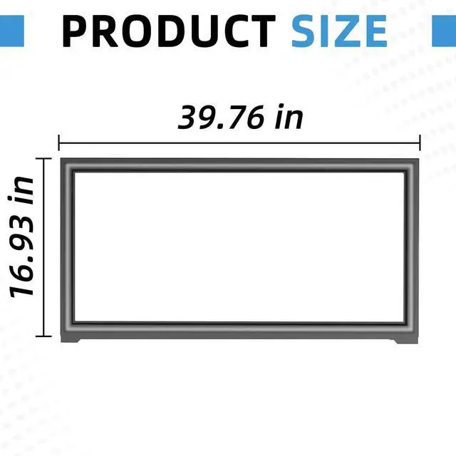 Alt view image 4 of 7 - W11368721 Upgraded French Door Gasket Seal Compatible with Whirlpool Kenmore Maytag Jenn-Air KitchenAid Ikea Replaces W10163895 W10163895N W10435968 W10830206 WPW10435968