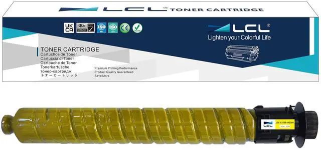 Main image of Compatible Toner Cartridge Replacement for Ricoh 842280 IM C4500 IM C5500 IM C6000 High Yield (1-Pack, Yellow)