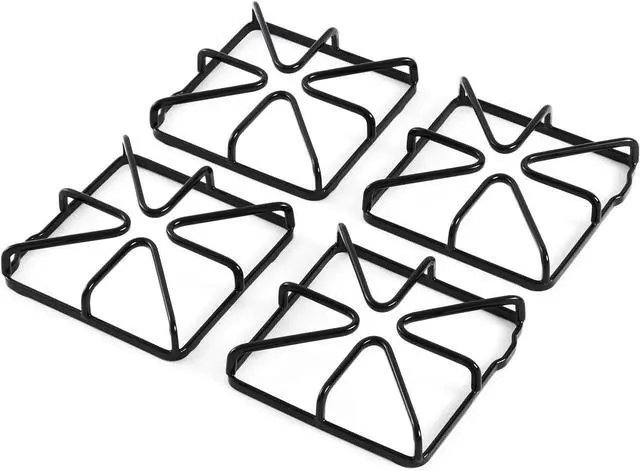Main image of WB31X20643 Set for GE Kenmore Hotpoint Burner Grate 4 Pcs | Metal Rack 4 Pieces - Compatible Only with Specific Models - Stove Parts