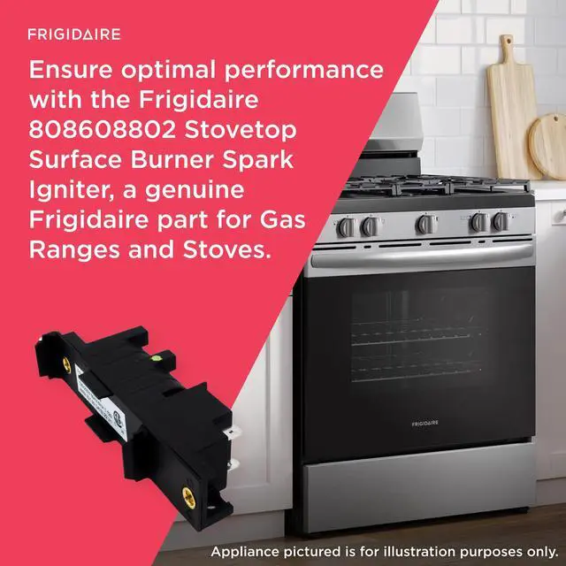 Alt view image 4 of 6 - 808608802 Stovetop Surface Burner Spark Igniter for Gas Ranges and Stoves