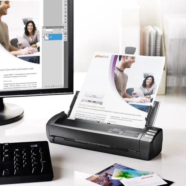Alt view image 6 of 7 - AD480 Compact Desktop Scanner + Exclusive Card Slot - Windows only