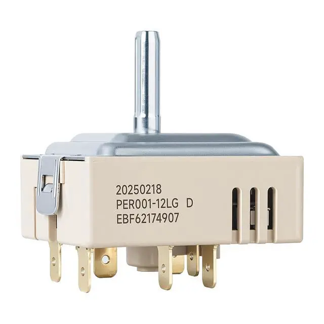Alt view image 2 of 7 - EBF62174907 LG Oven Range Surface Element Infinite Control Switch Replacement PER001-12LG PER001-12S D EBF62174902 EBF62174904
