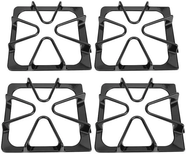 Main image of W10447925 8.3x8.8" Stove Grates 4Pack For Whirlpool Amana Kenmore Gas Range | Replaces AP6022801, W10436434