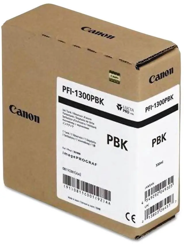 Main image of Ink PFI-1300 Photo Black, 0811C001AA