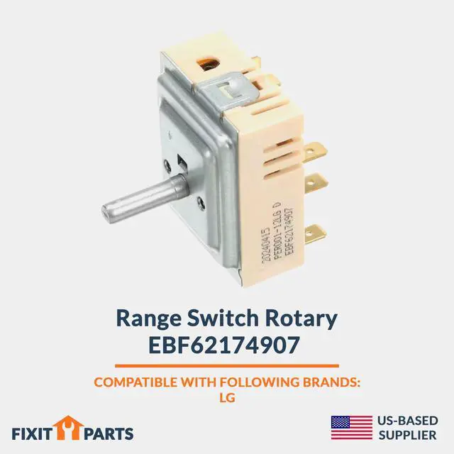 Alt view image 2 of 5 - EBF62174907 EBF62174902 EBF62174904 PER001-12LG D PER001-12S D Range Switch Rotary Fits for LG - Replace Part Numbers AP7225541 PS17631122 EAP17631122