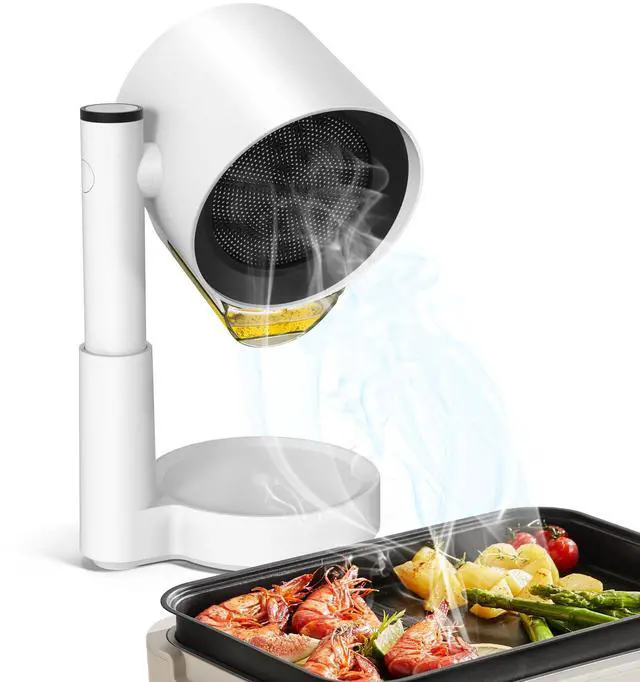 Main image of Portable Range Hood: Kitchen Countertop Cooking Exhaust Fan Quiet Smoke Removal - 3-Speed Suction Height & Angle Adjustable Design Dual-layer Filter- Plug-in for Apartments RV BBQ Hot Pot