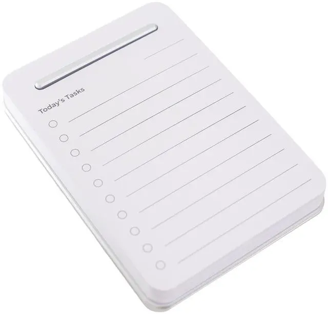 Main image of Unstoppable Tasks 31 Blank Daily To-Do Cards with Aluminum Desk Card Holder, Minimalist Office Productivity To-Do Cards, Modern Desk Gift for Teams, Managers & Students (Silver)