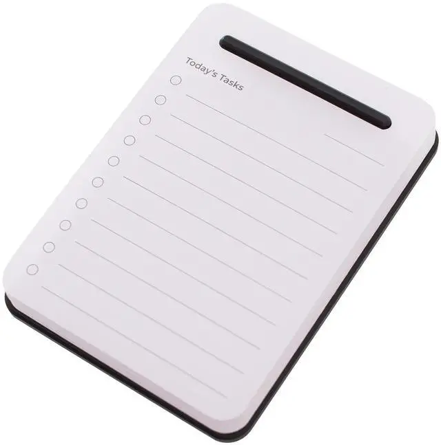 Main image of Unstoppable Tasks 31 Blank Daily To-Do Cards with Aluminum Desk Card Holder, Minimalist Office Productivity To-Do Cards, Modern Desk Gift for Teams, Managers & Students (Black)