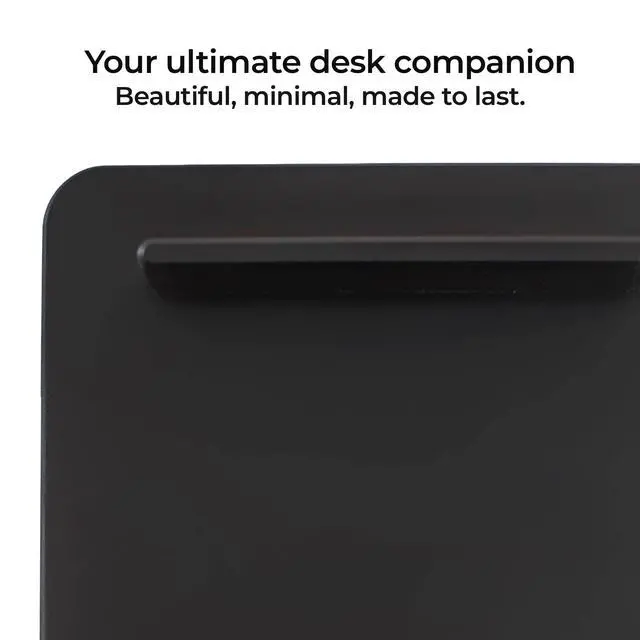 Alt view image 3 of 7 - Unstoppable Tasks 31 Blank Daily To-Do Cards with Aluminum Desk Card Holder, Minimalist Office Productivity To-Do Cards, Modern Desk Gift for Teams, Managers & Students (Black)
