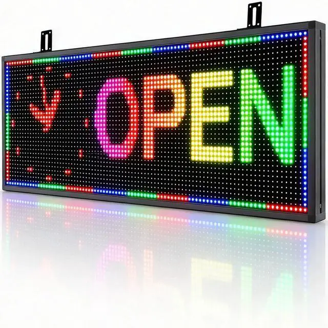 Main image of 39"X14" Led Sign,Programmable Scrolling Outdoor Digital Business Custom Display Waterproof Ip65