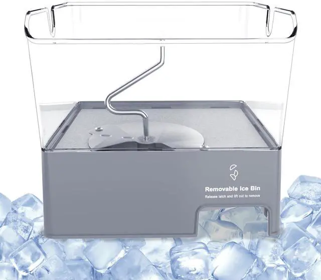 Main image of Upgraded Refrigerator Ice Bucket W11129522 Compatible with Whirlpool Ice Maker Replacement Parts W10564750 KitchenAid Removable Ice Bin 4545220 EAP12114487 PD00041826 PS12114487 Freezer Ice Container