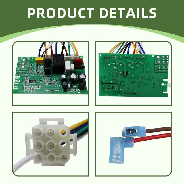 Alt view image 3 of 7 - WR55X43825 Refrigerator Control Board WR55X33653 Main Control Board W/LED Lights Fits for GE Hotpoint Refrigerator WR55X31087 WR55X32405 WR55X33565