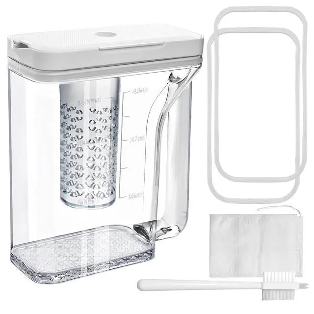 Alt view image 7 of 7 - Upgraded DA97-17395B Water Pitcher Reservoir,Compatible with Samsung Refrigerators RF28R7351SG RF28R7351SR RF28R6221SRFood-Grade Durable Material, No-Leak Designsamsung refrigerator water pitcher