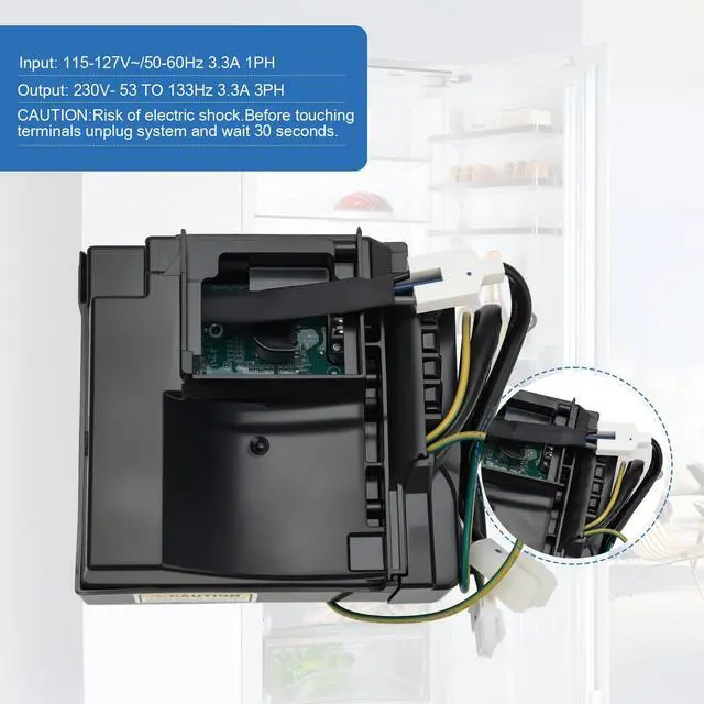 Alt view image 4 of 7 - WR49X10283 Refrigerator Compressor Inverter Control Board Kit Compatible with GE Refrigerator, OEM Quality, Replaces AP5669522, PS6883663, 2677747, WR55X10490, WR55X10685, WR55X10979, WR55X11029