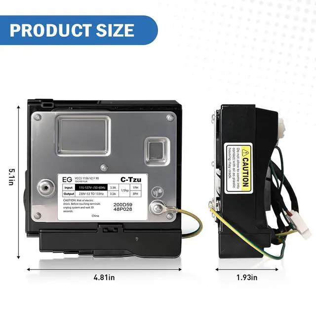 Alt view image 6 of 7 - WR49X10283 Refrigerator Compressor Inverter Control Board Kit Compatible with GE Refrigerator, OEM Quality, Replaces AP5669522, PS6883663, 2677747, WR55X10490, WR55X10685, WR55X10979, WR55X11029