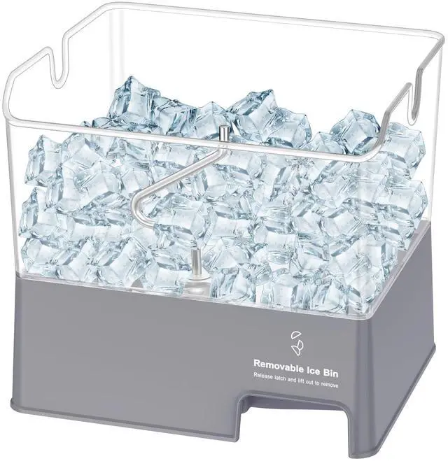 Main image of Upgraded W11129522 Refrigerator Ice Bucket Compatible with Whirlpool Ice Maker Replacement Parts, W10564750 Whirlpool Ice Bucket Removable Ice Bin,KRMF706EBS01,KRFF707ESS01 Ice Container Assembly