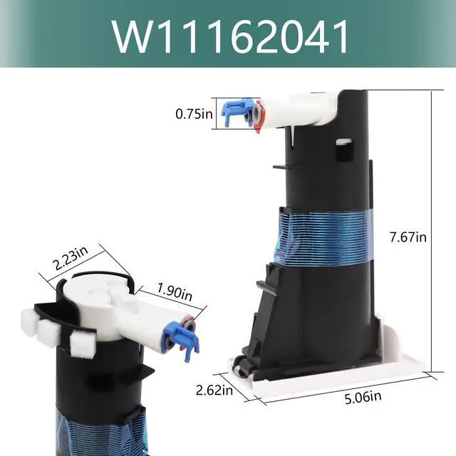 Alt view image 2 of 7 - W11162041 for Whirlpool Housing Replacement - Replace W11036340, 4843352, AP6284617, PS12347901 and EAP12347901