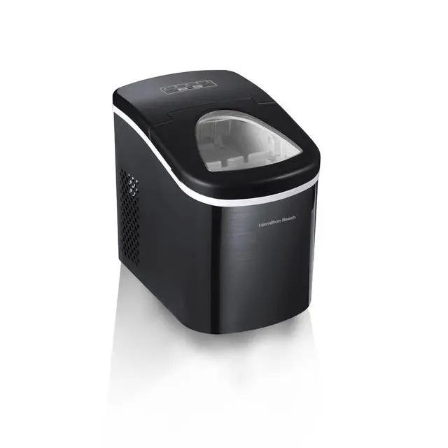 Alt view image 3 of 4 - Compact Countertop Ice Maker Machine (Black Stainless) - Never Run Out of Ice Again for Water, Coffee, & More | Get 26lbs of Ice Per Day