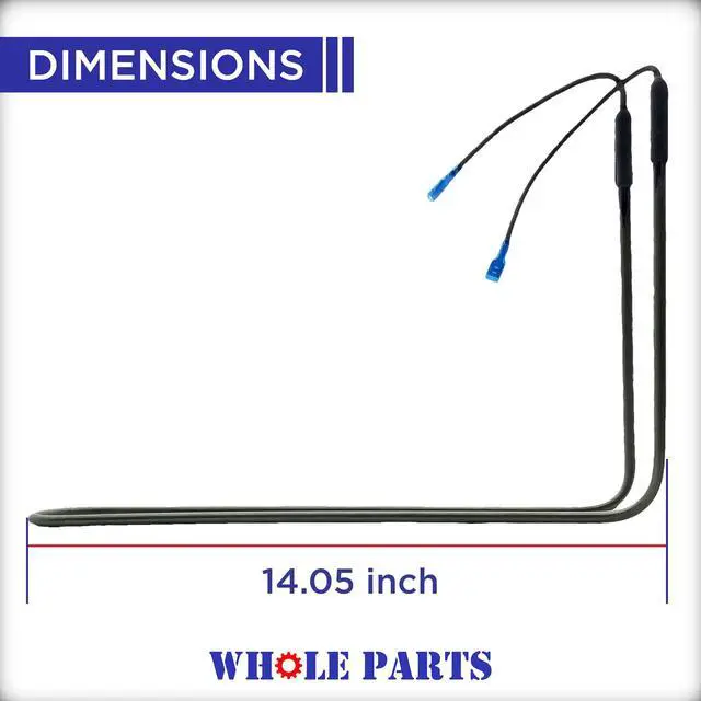 Alt view image 7 of 7 - Upgraded PJ910031 Refrigerator Evaporator Heater - Replacement and Compatible with Some Viking Refrigerators