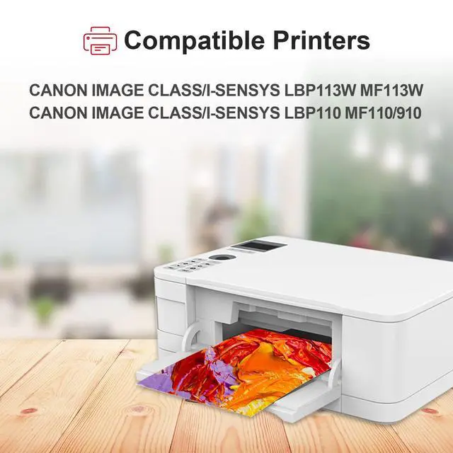 Alt view image 2 of 6 - 047 Black Toner Cartridge 2 Pack Compatible for Canon CRG CRG047 for ImageCLASS/i-SENSYS LBP113w MF113w LBP110 MF110/910 Series Laser Printer