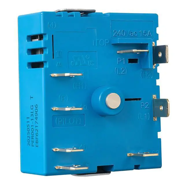 Alt view image 3 of 7 - EBF62174906 Range Surface Burner Control Switch Replacement Compatible with LG Electric Range Infinite Switch AP5598873 PS3646805 Stable Heat Control