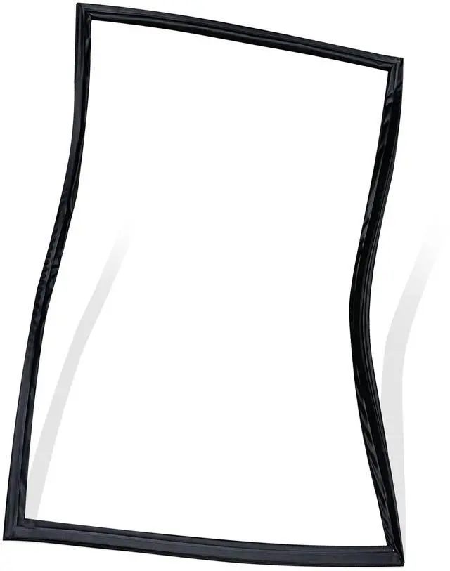 Main image of Upgraded Black Refrigerator Freezer Door Gasket (Magnetic Strip Inside) Part # WPW10436250 Compatible with Select Amana, JennAir, Kenmore, KitchenAid, Maytag, and Whirlpool Models