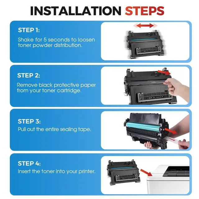 Alt view image 6 of 7 - 81A Toner - CF281A Replacement for HP 81A Black Toner Cartridge CF281A 81X CF281X Compatible with M630, M604dn, M604n, M605dh, M605dn Printer (2 Black)
