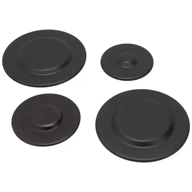 Alt view image 2 of 7 - W10183375 1871945 Range Surface Burner Cap Replacement Set