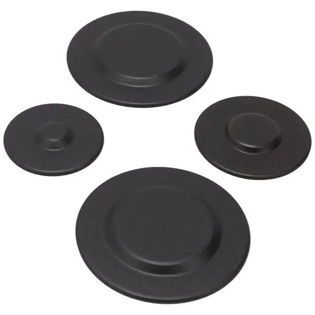 Alt view image 6 of 7 - W10183375 1871945 Range Surface Burner Cap Replacement Set