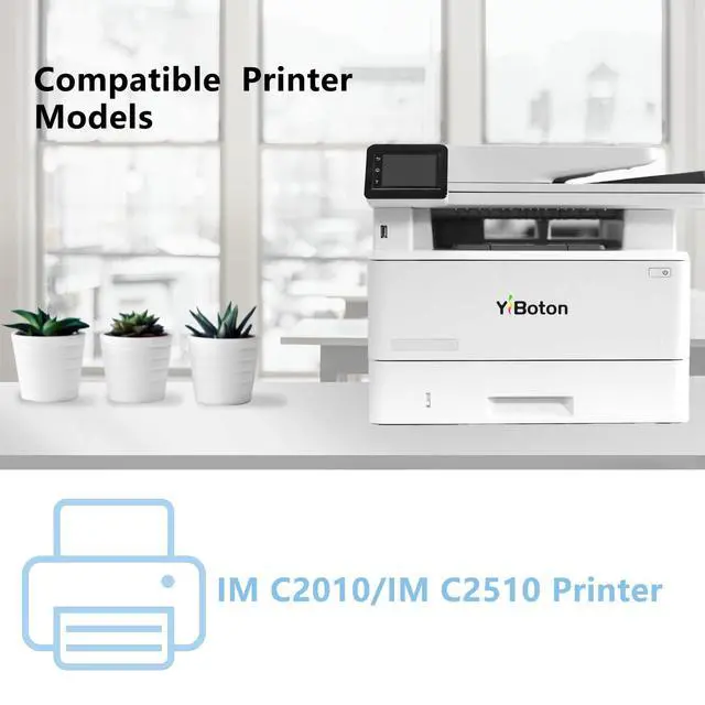 Alt view image 3 of 7 - IM C2510 IM C2010 Black Toner Cartridge High Yield Compatible with Ricoh IM C2510 IM C2010 IMC2510 IMC2010 Printer 842554