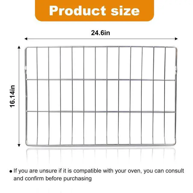 Alt view image 3 of 7 - Upgraded MHL63411403 24.6 Inch Oven Rack for Oven Racks ReplAcements, Replacing MHL63531403 MHL63411401 MHL62112101 MHL63411403 Stove Shelf for LG Stove Oven (2PCS)
