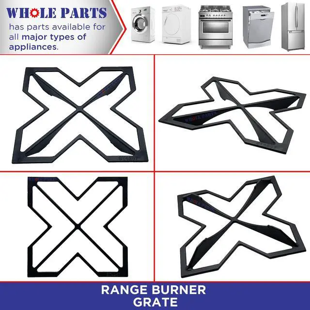 Alt view image 6 of 7 - Upgraded Range Burner Grate Part# WB31K10252 - Replacement and Compatible with Some GE Ranges