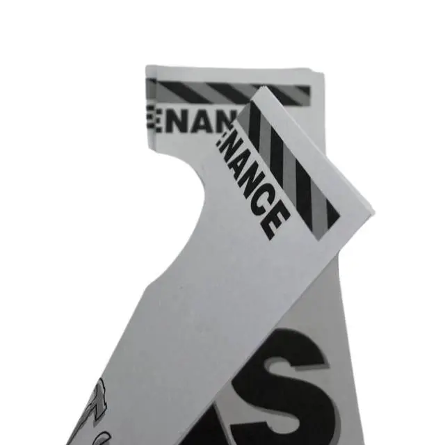 Alt view image 7 of 7 - PRODUCTS DH-MW 7 in. x 3-1/2 in. Paper Reversible Maintenance Door Hang Tag Black Pack of 50