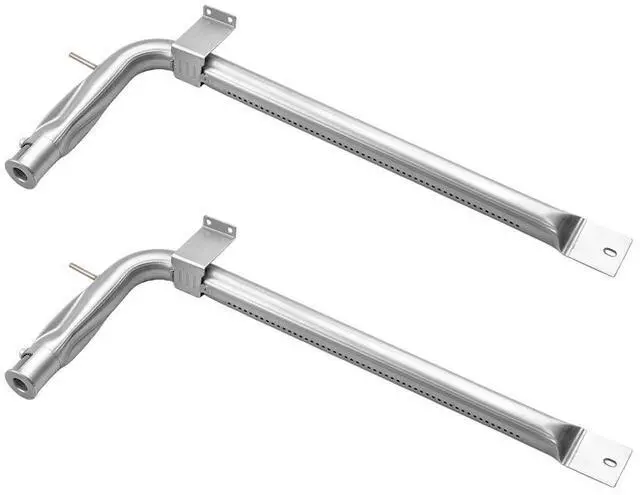 Main image of PB050012 Oven Burner Tubes for Viking Appliance, 2 Pack | Stainless Steel Grill Parts for EVGIC305 VGIC365 VGRC605 VGSS480 VGIC367 VGSC300 VGSC305 Viking Gas Range Parts, 17 inch